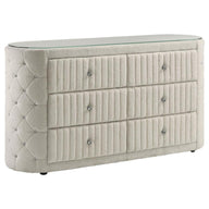Sonya - 6-Drawer Upholstered Bedroom Dresser