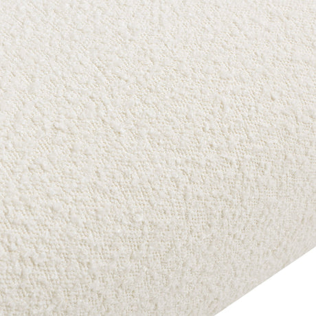 Nimbus - Curved Accent Chair - Ivory White by Jennifer Taylor Home | Bel Furniture