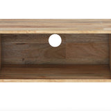 Hunter - Handcrafted TV Media Stand - Natural by Simpli-Home | Bel Furniture