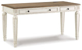 Realyn - Home Office Lift Top Desk - White / Brown