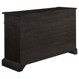 Phelps - 2 Door Sideboard Buffet Cabinet - Distressed Noir by CoasterEssence | Bel Furniture