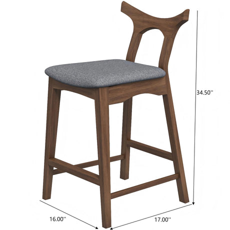 Hester - Upholstered, Square Bar Chair (Set of 2) - view 18