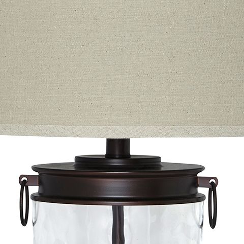 Tailynn - Clear / Bronze Finish - Glass Table Lamp by Signature Design by Ashley® | Bel Furniture