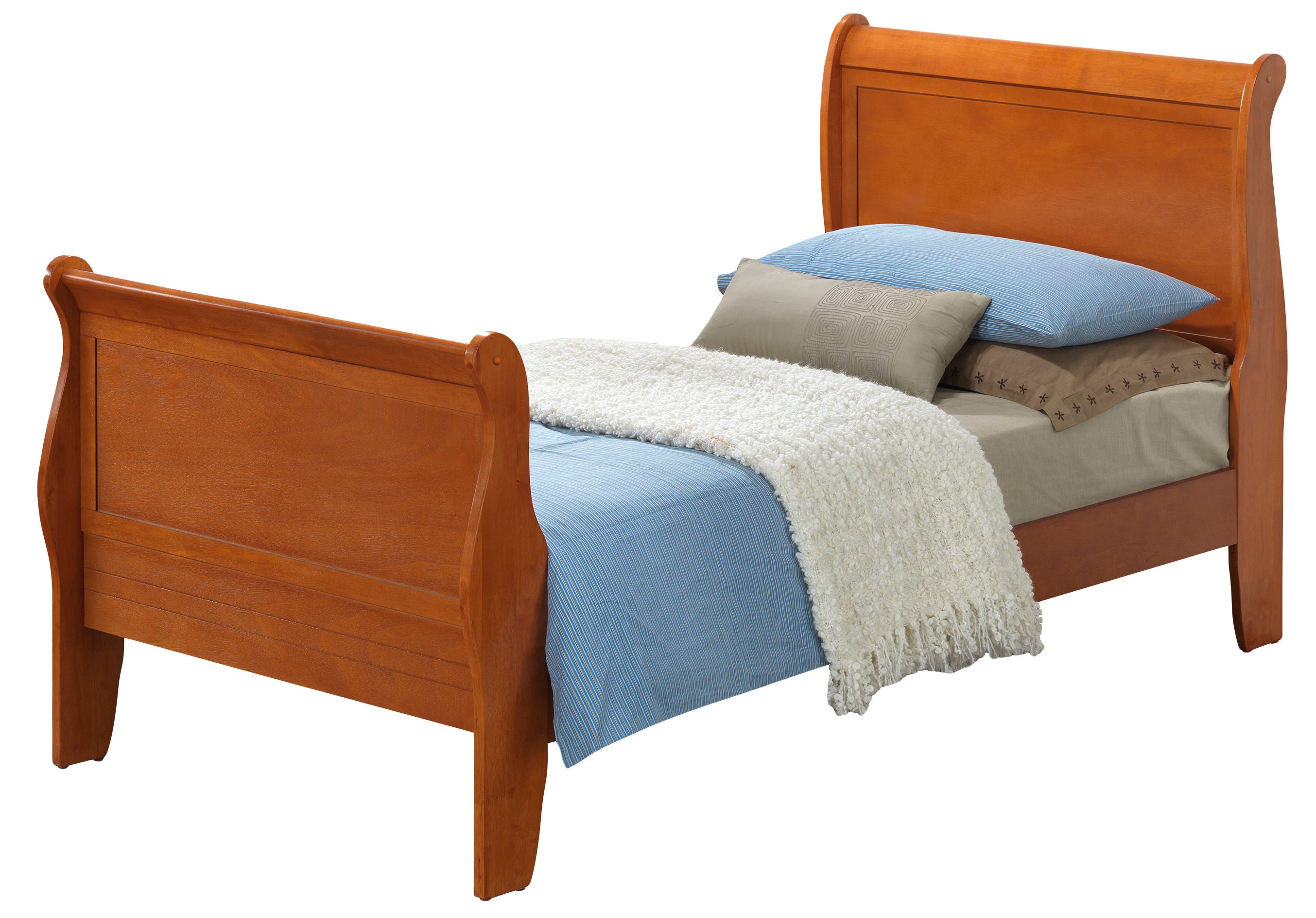 Louis Phillipe - Sleigh Bed