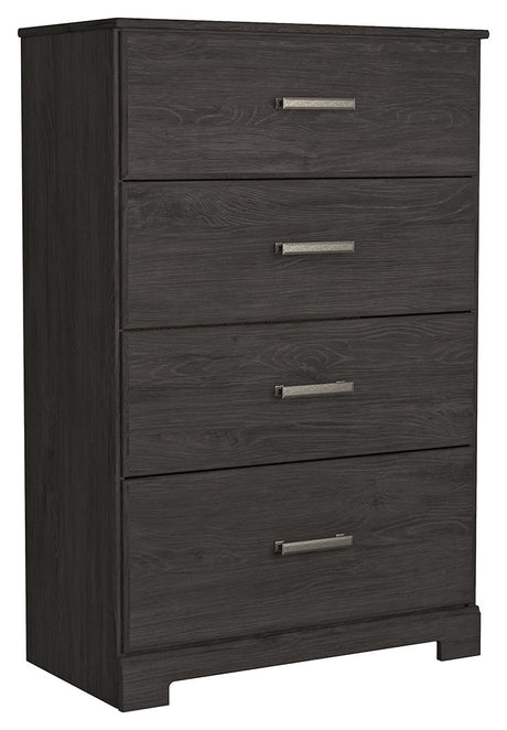 Belachime - Charcoal - Four Drawer Chest by Signature Design by Ashley® | Bel Furniture