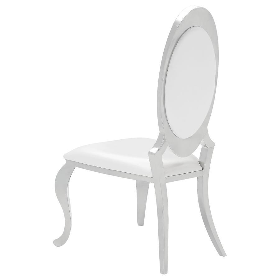 Antoine - Curved Chrome Legs Dining Chair