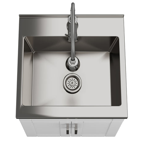 Hennessy - Deluxe Laundry Cabinet With Faucet And Stainless Steel Sink - view 34