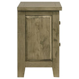 Hazlewood - 2-Drawer Nightstand Bedside Table - Vineyard Oak