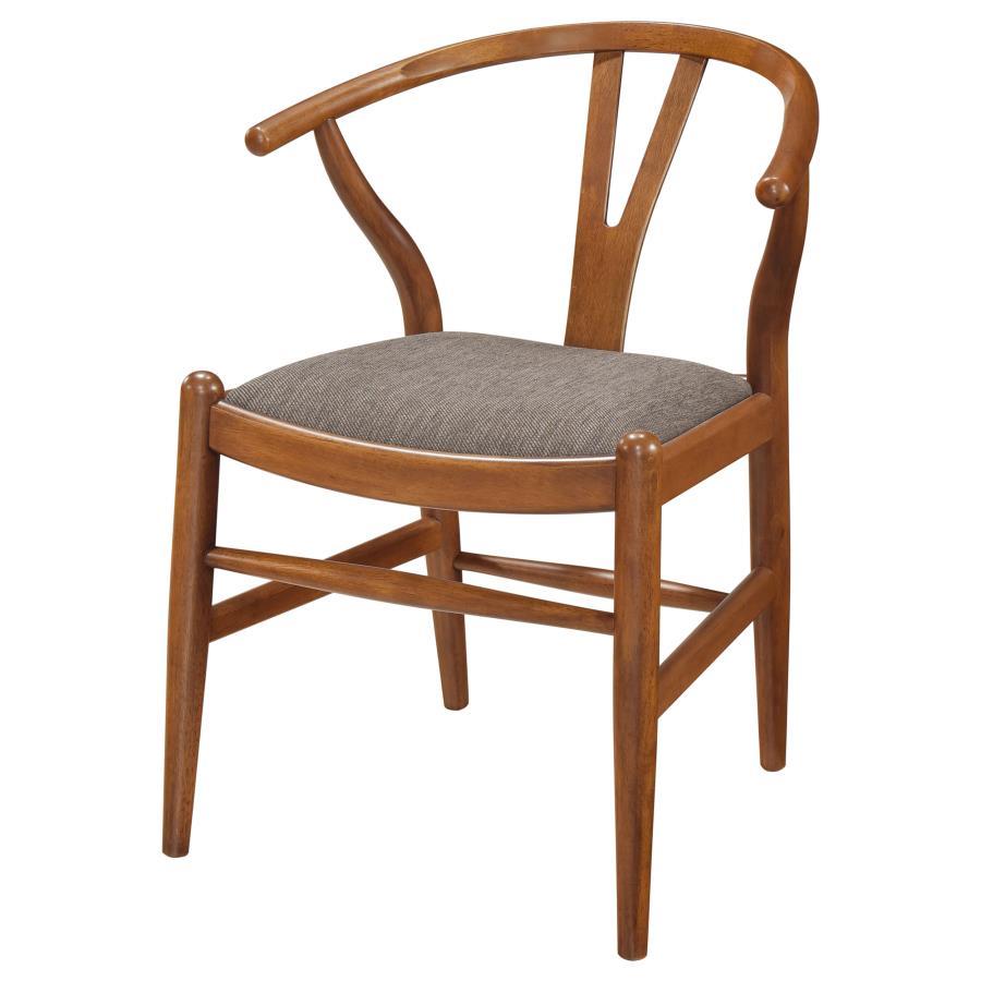 Dinah - Wood Wishbone Dining Side Chair (Set of 2) - Walnut