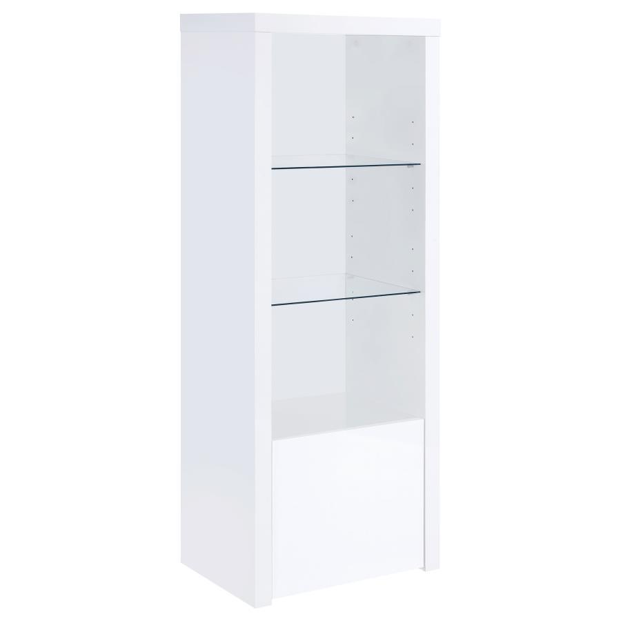 Jude - 3 Piece TV Entertainment Center - White High Gloss