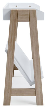 Blariden - White / Tan - Small Bookcase by Signature Design by Ashley® | Bel Furniture