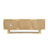 Harrow - TV Media Stand - Natural by Simpli-Home | Bel Furniture