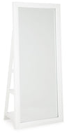 Evesen - Floor Standing Mirror/Storage White by Signature Design by Ashley® | Bel Furniture