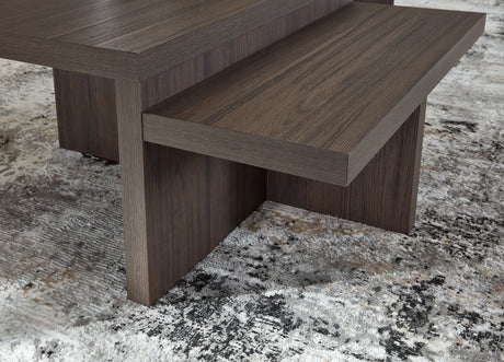 Zendex - Brown - Occasional Table Set (Set of 2) by Signature Design by Ashley® | Bel Furniture