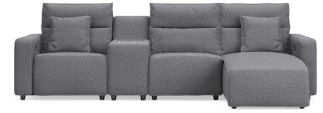 Modmax II - Reclining Sectional - Salt And Pepper - view 36