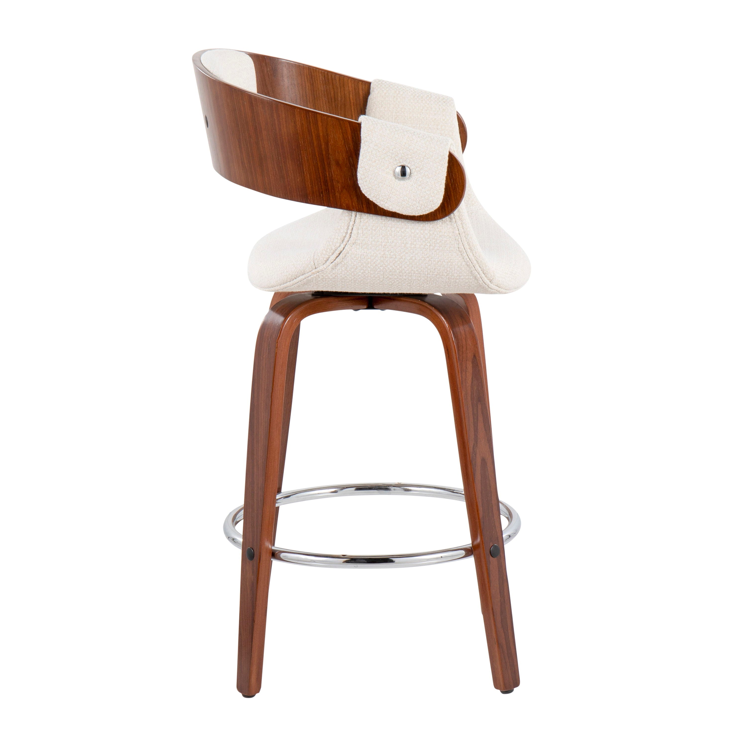 Elisa - Mid Century Modern Counter Stool (Set of 2)