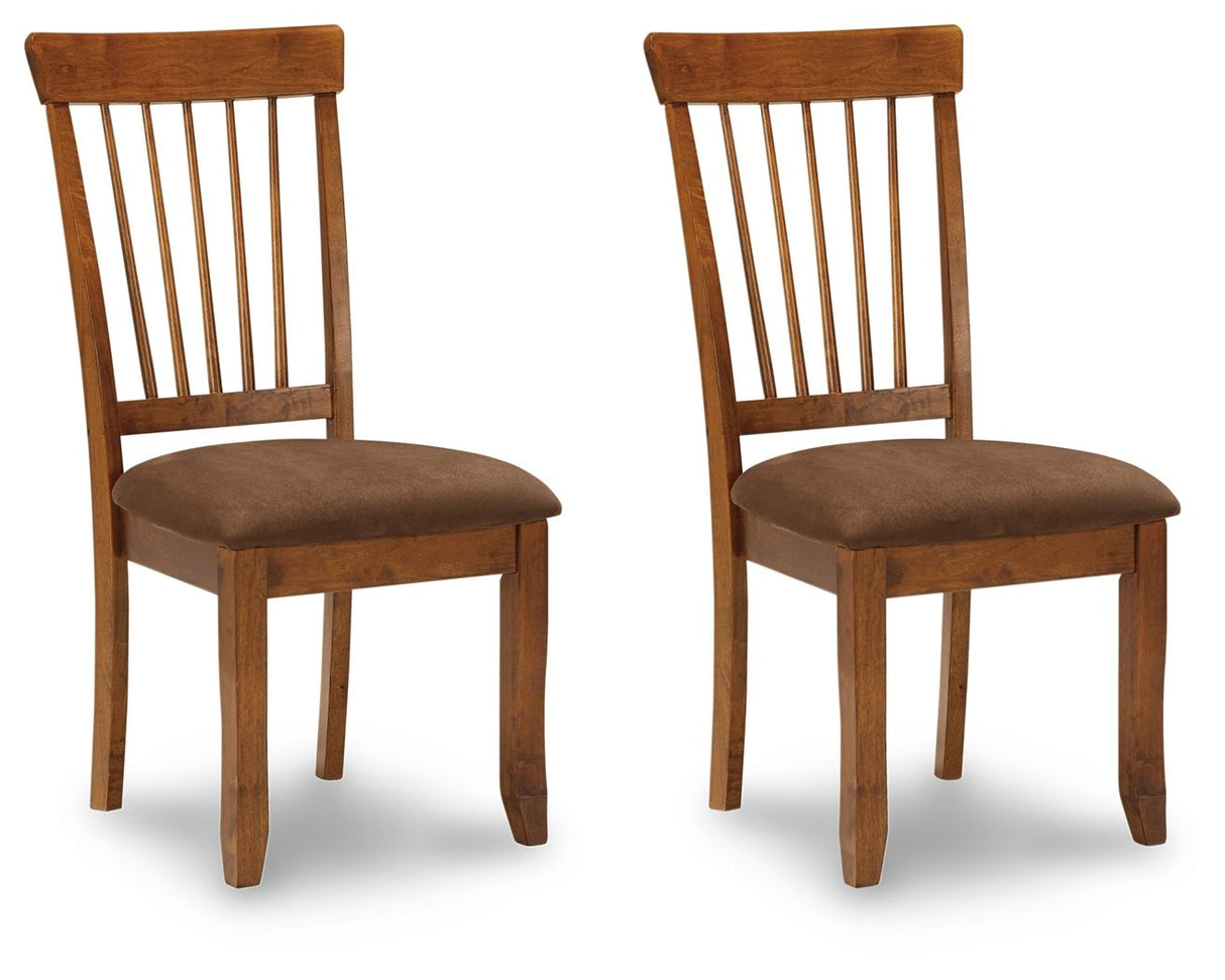 Berringer - Rustic Brown - Dining UPH Side Chair (Set of 2) by Ashley® | Bel Furniture