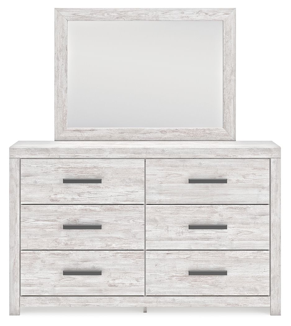 Cayboni - Whitewash - Dresser And Mirror by Signature Design by Ashley® | Bel Furniture