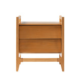 Scandi - Angle Face Nightstand by Walker Edison | Bel Furniture