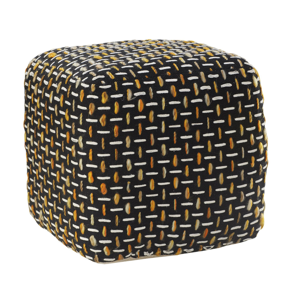 Ottoman Polyester - Black