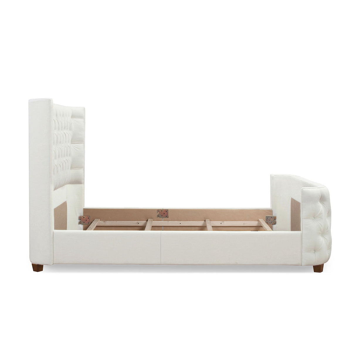 Brooklyn - Tufted Panel Bed Headboard And Footboard Set by Jennifer Taylor Home | Bel Furniture