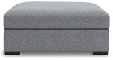 Bealton - Salt And Pepper - Oversized Accent Ottoman by Benchcraft® | Bel Furniture