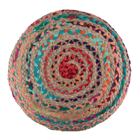 Margo - Handcrafted Round Pouf - view 22