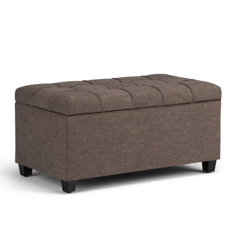 Sienna - Upholstered Storage Ottoman Bench - view 28