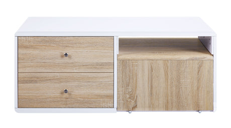 Verux - High Gloss Coffee Table - White by Urban Nest | Bel Furniture