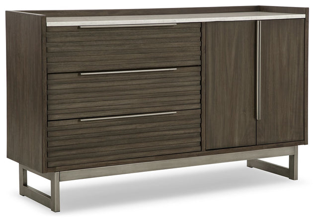 Arkenton - Dresser, Mirror Dark Brown Dressers by Ashley® | Bel Furniture