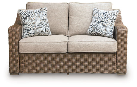 Laguna Heights - Loveseat With Cushion - Beige - view 5