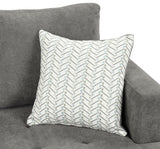 Callaway - Sofa With Throw Pillows - Gray