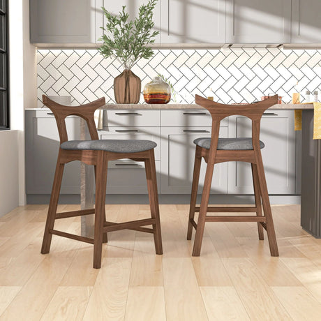 Hester - Upholstered, Square Bar Chair (Set of 2) - view 19
