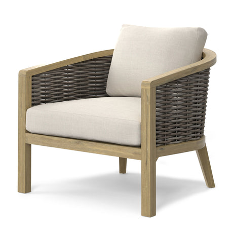 Parkside - Outdoor Conversation Chair (Set of 2) - Natural by Simpli-Home | Bel Furniture