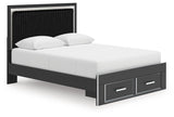Zuraleus - Upholstered Panel Platform Storage Bedroom Set