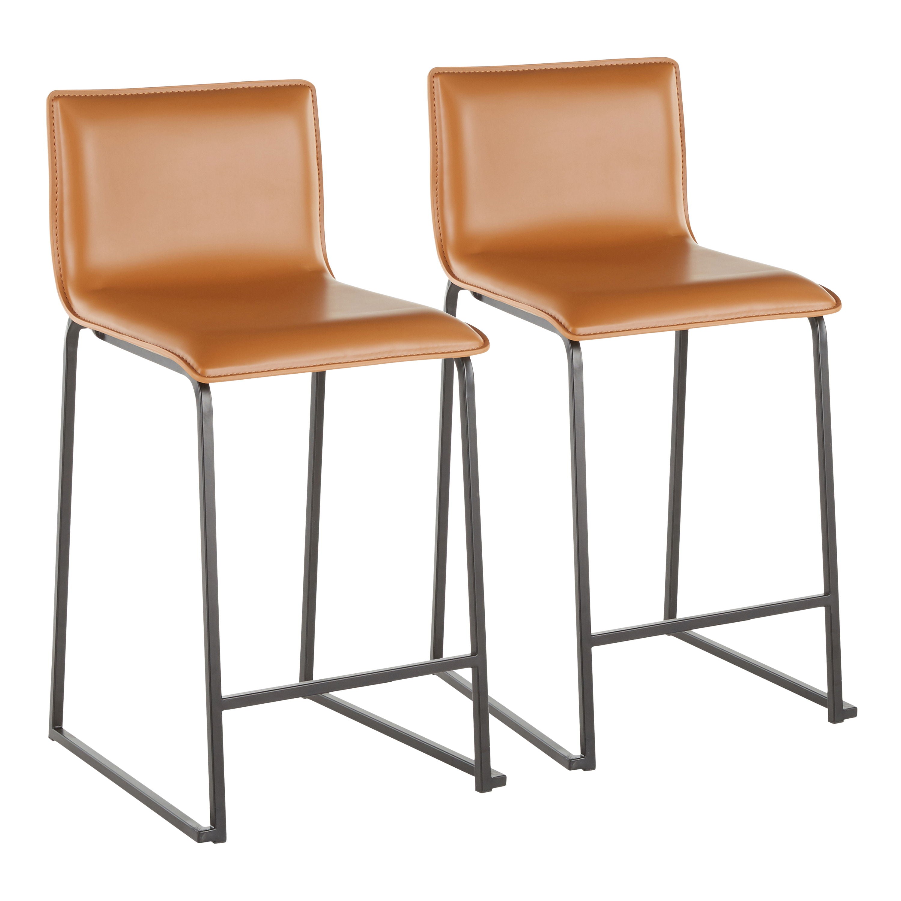 Mara - Upholstered Contemporary Counter Stool (Set of 2)