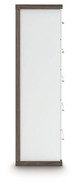 Kendanport - Five Drawer Chest - Brown / White
