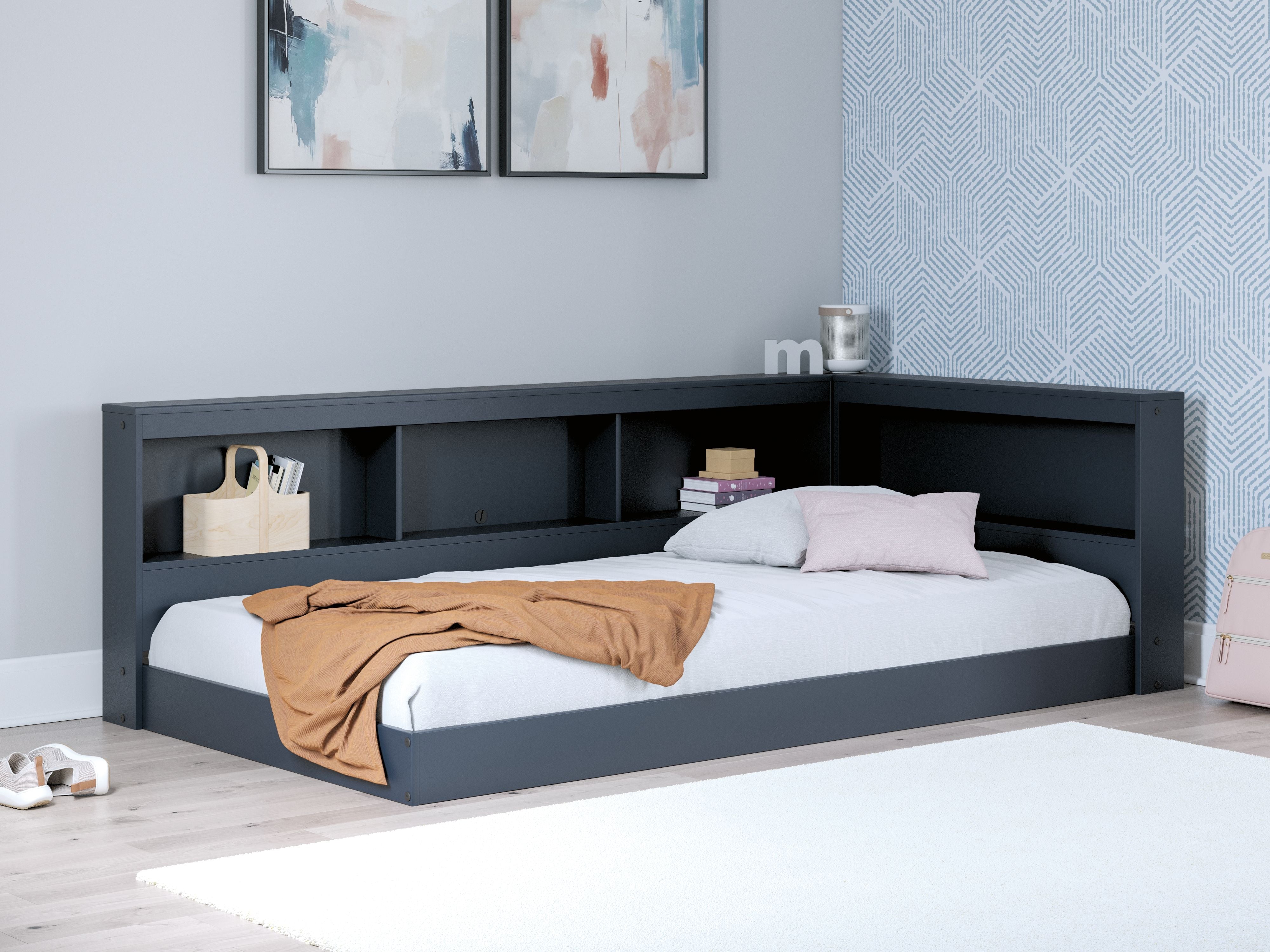 Simmenfort - Bookcase Storage Bed - BEL Furniture