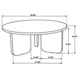 Dale - Round Solid Mango Wood Table by Coaster Fine Furniture | Bel Furniture