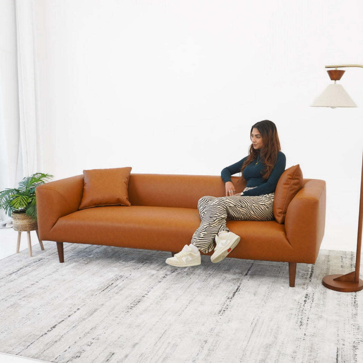 Elwood - Sofa - Cognac