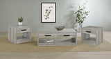Felix - Coffee Table Set Gray 3 Pc. Coffee Table, 2 End Tables by Coaster Fine Furniture | Bel Furniture