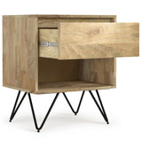 Hunter - Nightstand - Natural by Simpli-Home | Bel Furniture