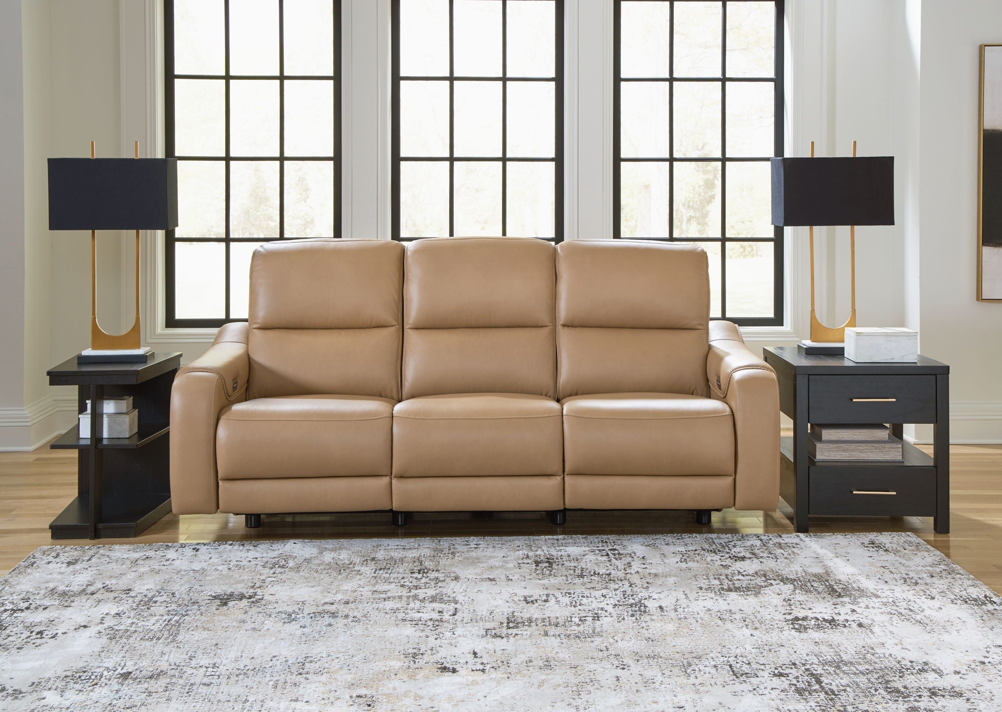 Mosswell - Power Reclining Sofa With Adj Headrest - To | BEL Furniture