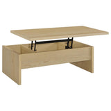 Canoga - Lift Top Cocktail Coffee Table Set - Light Oak