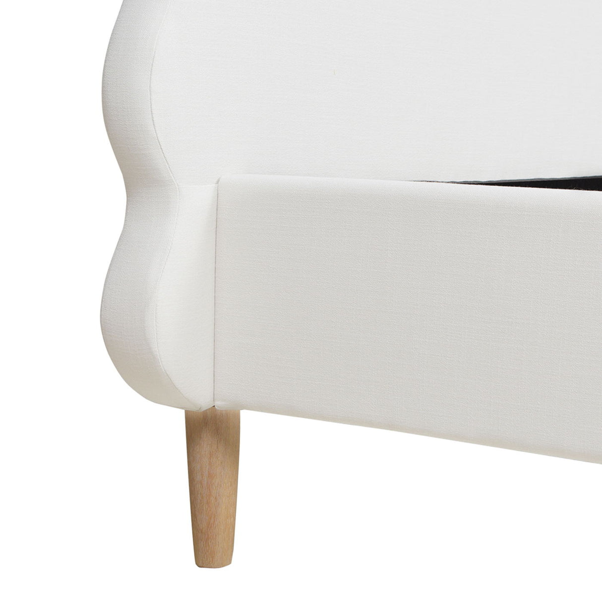 Stockholm - Modern Wavy Headboard Platform Bed by Jennifer Taylor Home | Bel Furniture