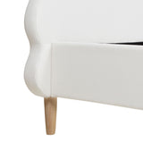 Stockholm - Modern Wavy Headboard Platform Bed by Jennifer Taylor Home | Bel Furniture