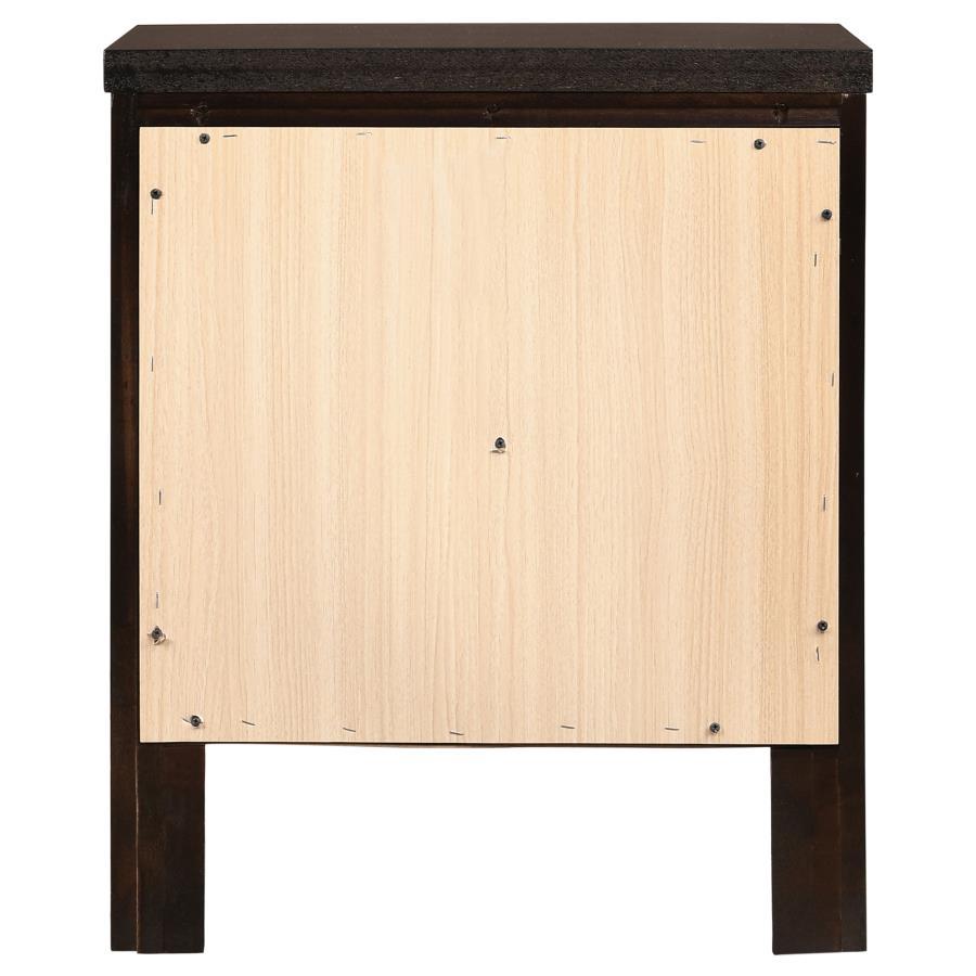 Carlton - 2-Drawer Nightstand - Cappuccino by CoasterEveryday | Bel Furniture