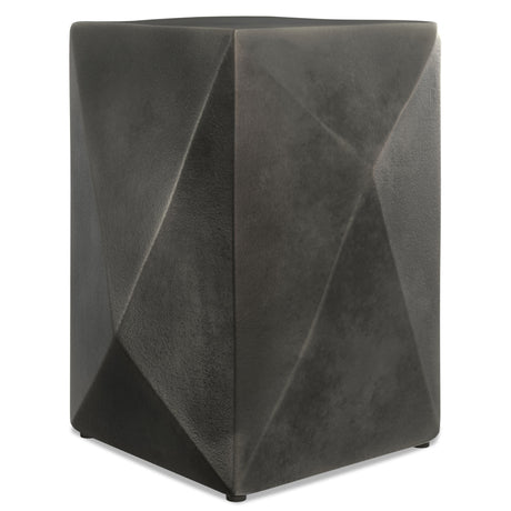 Danner - Cast Aluminum Side Table - Black by Simpli-Home | Bel Furniture