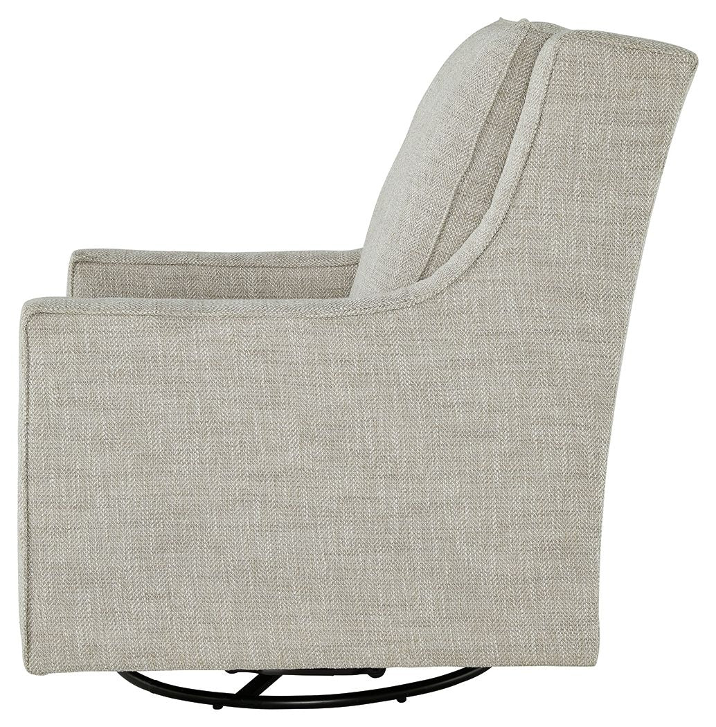 Kambria - Fog - Swivel Glider Accent Chair by Signature Design by Ashley® | Bel Furniture
