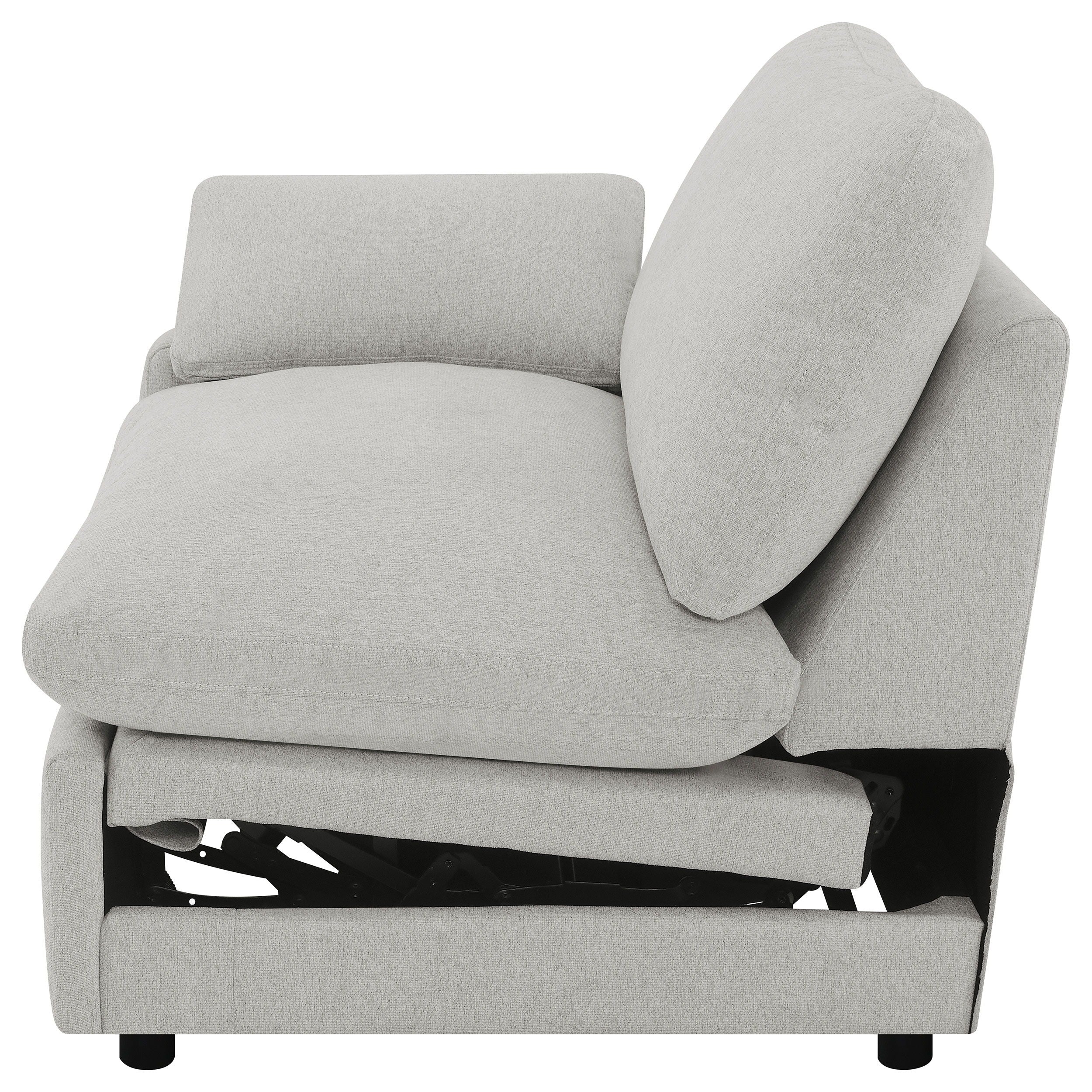 Collins - Modular Power Reclining Sectional LAF Power Recliner - Gray